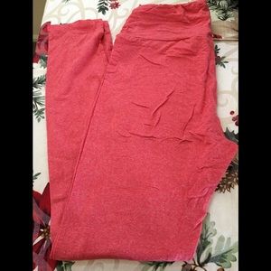 Coral Lularoe Leggings